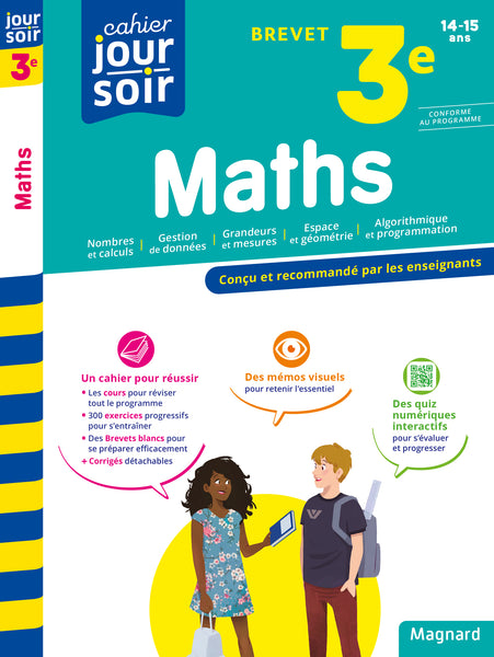 Cahier du jour, cahier du soir (Maths 3ème)